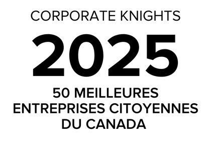 Les 50 meilleures entreprises citoyennes au Canada pour 2025 par Corporate Knights